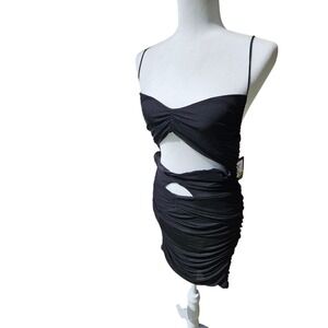 NWT WOMENS LULUS PARTY DRESS size large black
